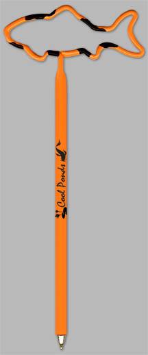 koi Fish Multi Color Promotional Pen, Fun, Shaped, Novelty Pens.