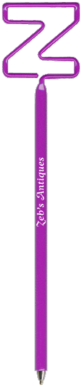 Letter Z Promotional Pen, Personalized Pens.