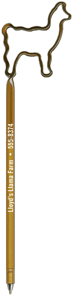 Llama Novelty Pen, Promotional Pen, Personalized Pens.