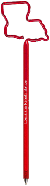 Louisiana State Novelty Pen, Promotional Pen, Personalized Pens.