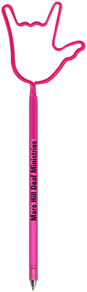 Hand Love Sign Fun Pen, Novelty Pen, Promotional Pen, Personalized Pens.