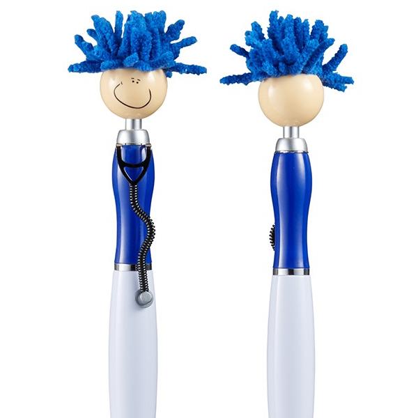 Reflex Blue Mop Toppers Stethoscope Stylus Pen