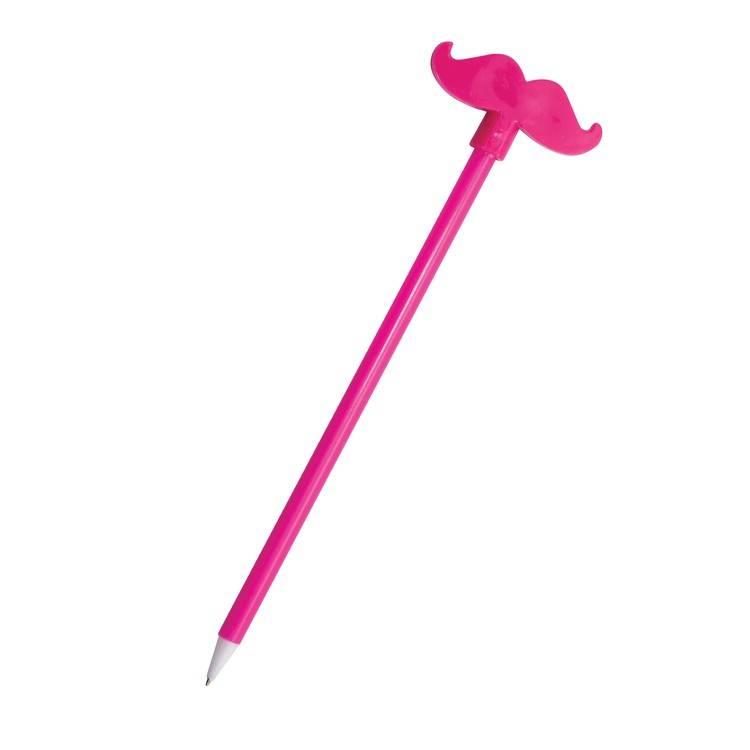 Mustache Pen - Pink