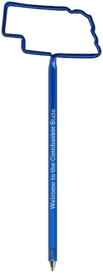 Nebraska State Promotional Pen, Personalized Pens.