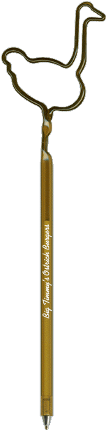 Ostrich Fun Shaped Pen, Novelty Pen, Standard Size Pen, Promotional Pen, Personalized Pens.