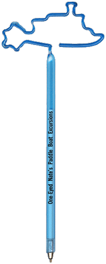 Paddlewheel Boat Personalized Pen 2, Fun, Novelty Pen, Promotional Pen.