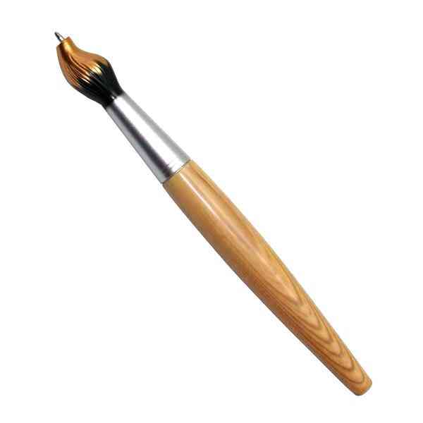 Custom Paint Brush Pens Gold Tip