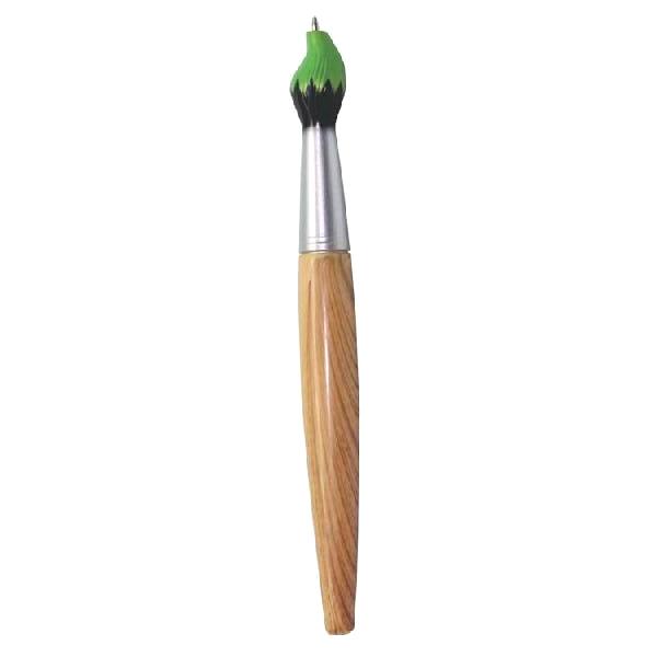Imprinted Paint Brush Pens Purple Tip