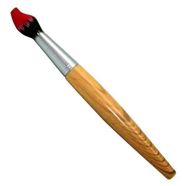 Paint Brush Pens Red Tip