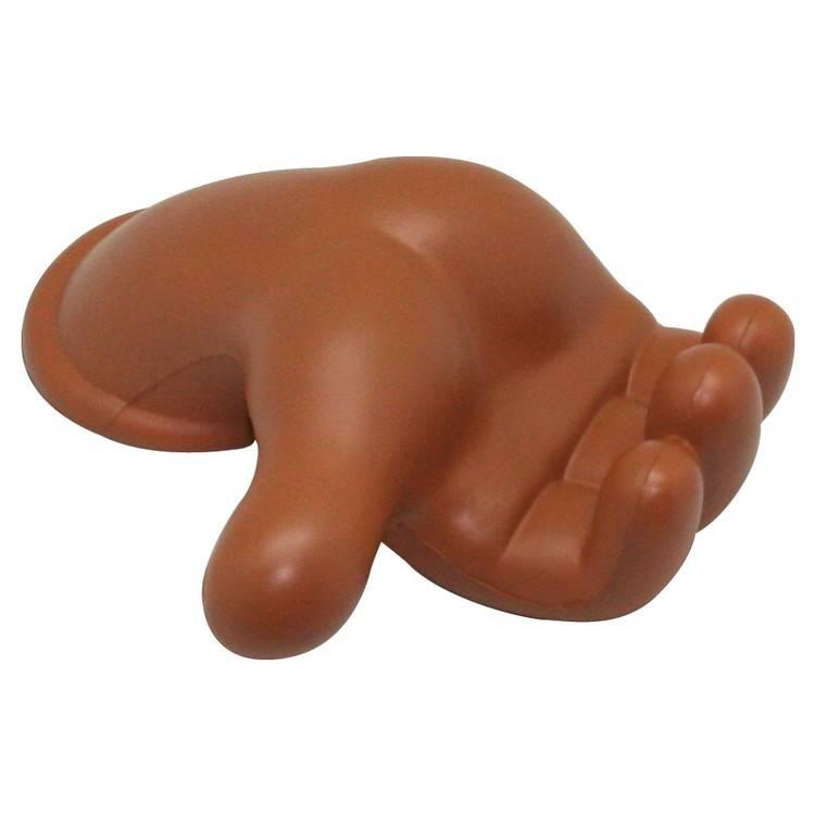 Hand Phone Holder Stress Reliever Balls Brown