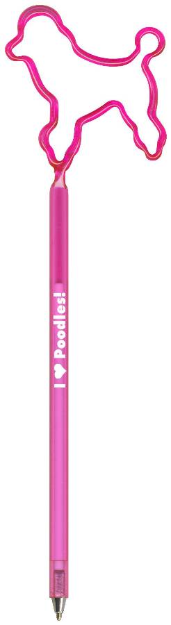 Poodle Dog Personalized Pen, Imprinted Pens.