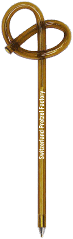 Pretzel Promotional Pen, Personalized Pens.