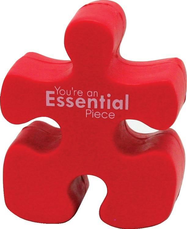 Puzzle Stress Reliever Balls - Red