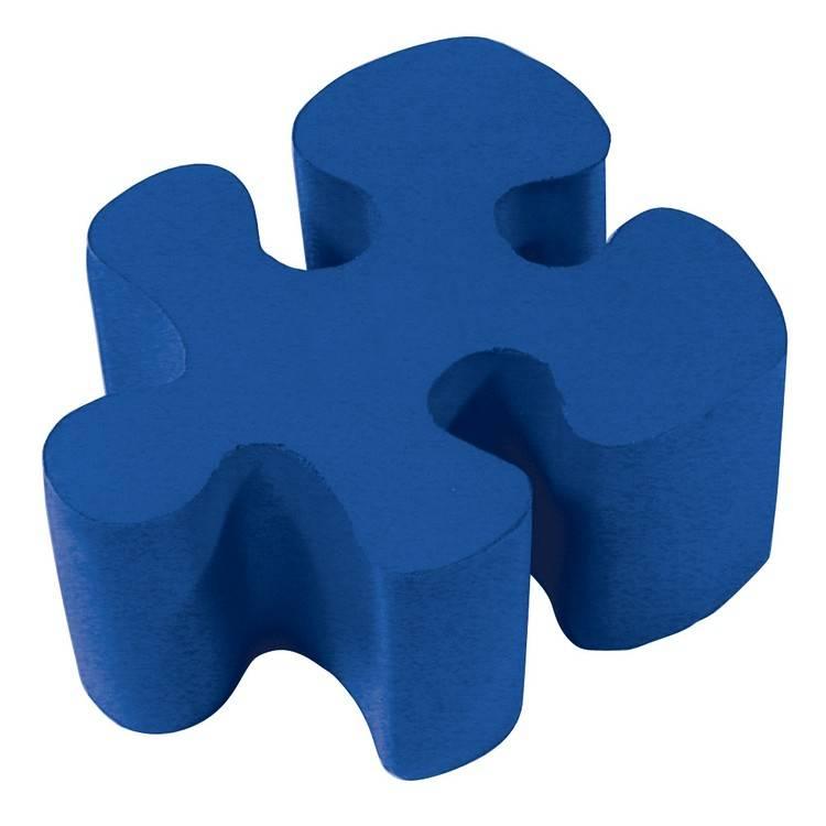 Puzzle Stress Reliever Balls - Blue