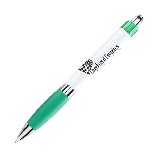 Imprinted Retractable Pen BB-OZK349 Green