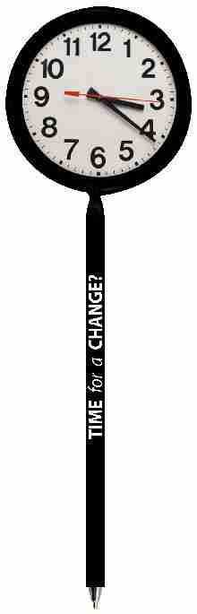 Round Wall Clock Shaped Pen Billboard