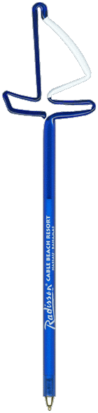 Personalized Sailboat Pen, Promotional Pen, Fun, Novelty Pen.