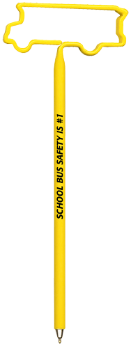 School Bus Promotional Pen, Personalized Pen, Fun, Novelty Pens.