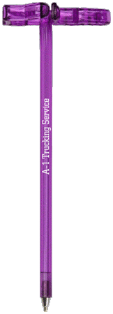 Semi Truck Promotional Pen, Personalized Pens on Side 1.