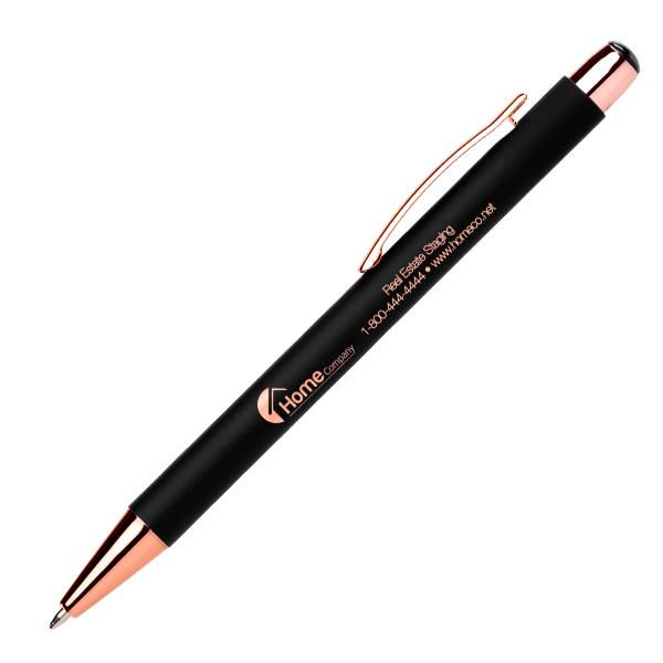 Personalized Soft Touch Stylus Pen 48LNJ Black