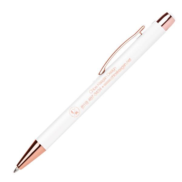 Promotional Soft Touch Stylus Pen 48LNJ White