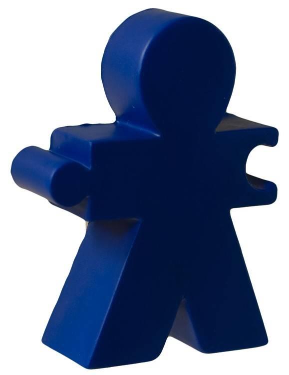 Solidarity Figure Stress Reliever Balls - Blue