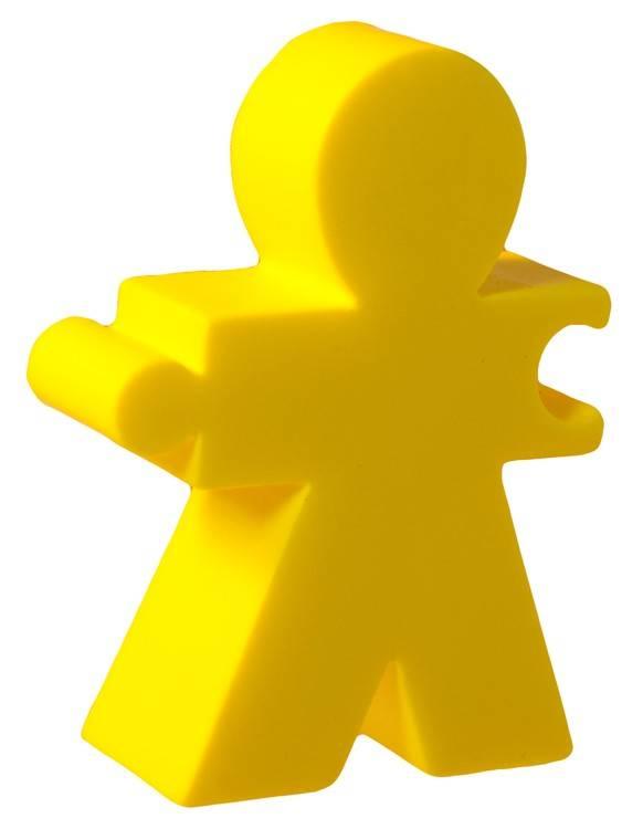 Solidarity Figure Stress Reliever Balls - Yellow