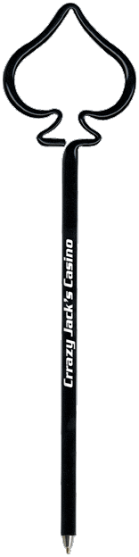 Spade Promotional Pen, Personalized Pens.