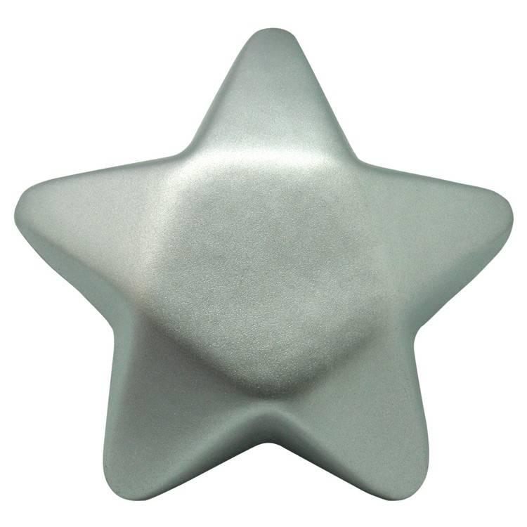 Star Stress Reliever Balls - Silver