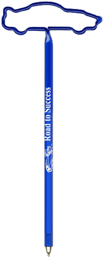 Stock Car with Spoiler Promotional Pen, Personalized Pens.