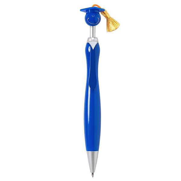 Imprinted Swanky Graduation Pen Blue