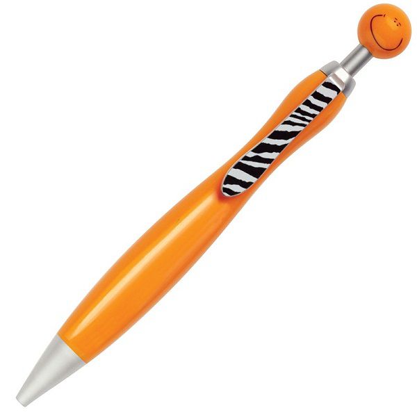 Personalized Swanky Pen Orange Black Tie
