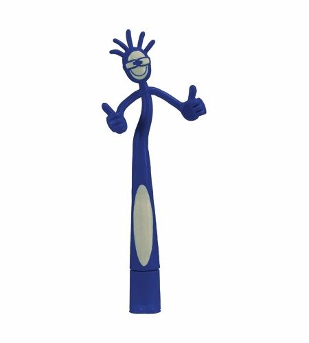 Custom Thumbs Up Bend A Pens Blue