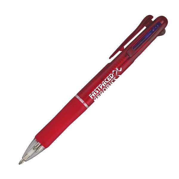Translucent 3 in 1 Ballpoint Pen BB-USK609 Red