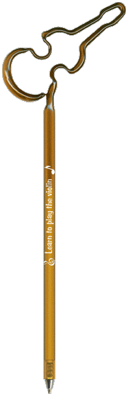 Violin Promotional Pen, Personalized Pens.