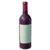 Wine Bottle Red Wine - Burgundy Red Bottle Stress Reliever Custom Shaped Stress Ball can be Personalized and Imprinted for Promotions!