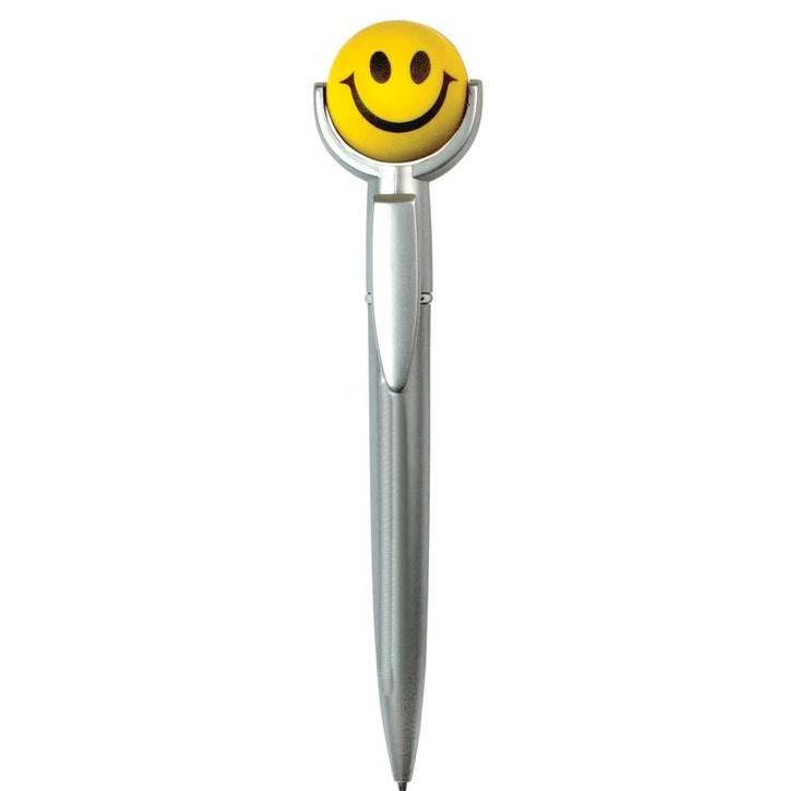 Smiley Squeezie Top Pen | Personalized Pens | Face