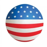 Flag Ball Stress Reliever Balls