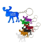 Moose Bottle Opener Keychain