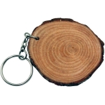 Natural Wood Keyring Keychain