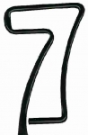 Number 7 Shaped Pen