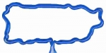 Puerto Rico Shaped Pen