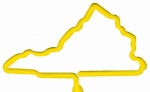 Virginia State Shaped Pen