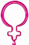 Woman Symbol Shaped Pen